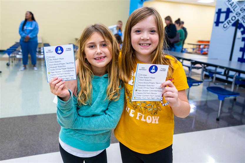 Students at Thompson's Station Elementary STREAM Night